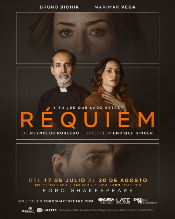 Bruno Bichir y Marimar Vega protagonizan Réquiem